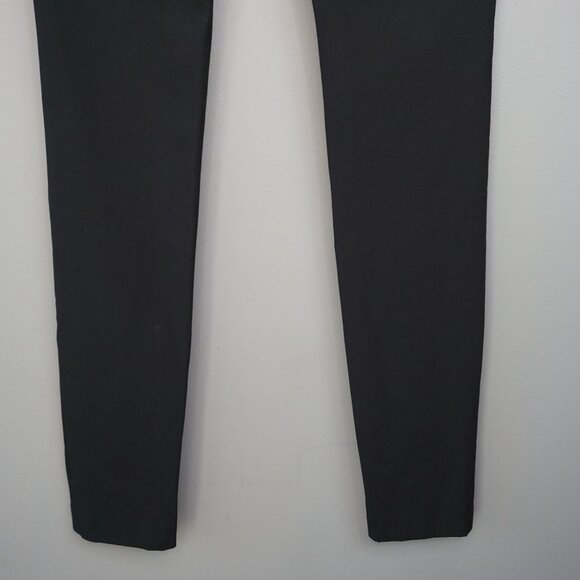 New Rag & Bone Rebecca Zip Vent Slim Fit Mid Rise Pants in Black size 4 - Picture 12 of 16